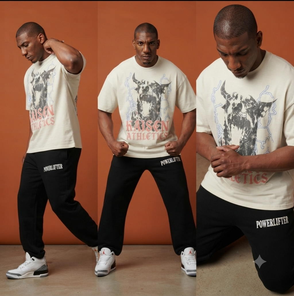 Streetwear Unisex Earth Tone Heavyweight Loose Fit FOG T-Shirt